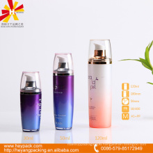 30 50 120ml purple and pink airless pump bottle for cream and essense